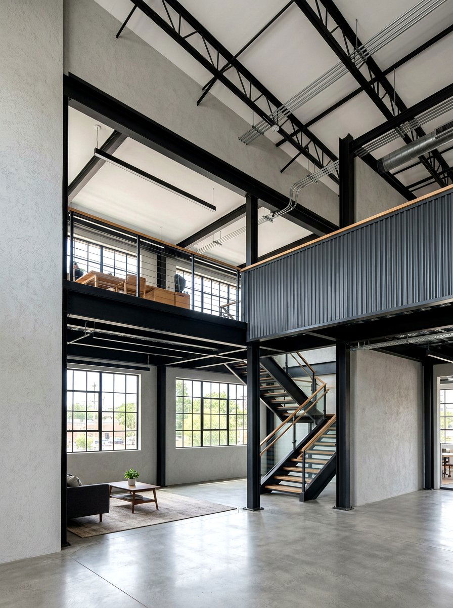 Industrial Stucco And Metal Accents - 30 stucco house exterior ideas
