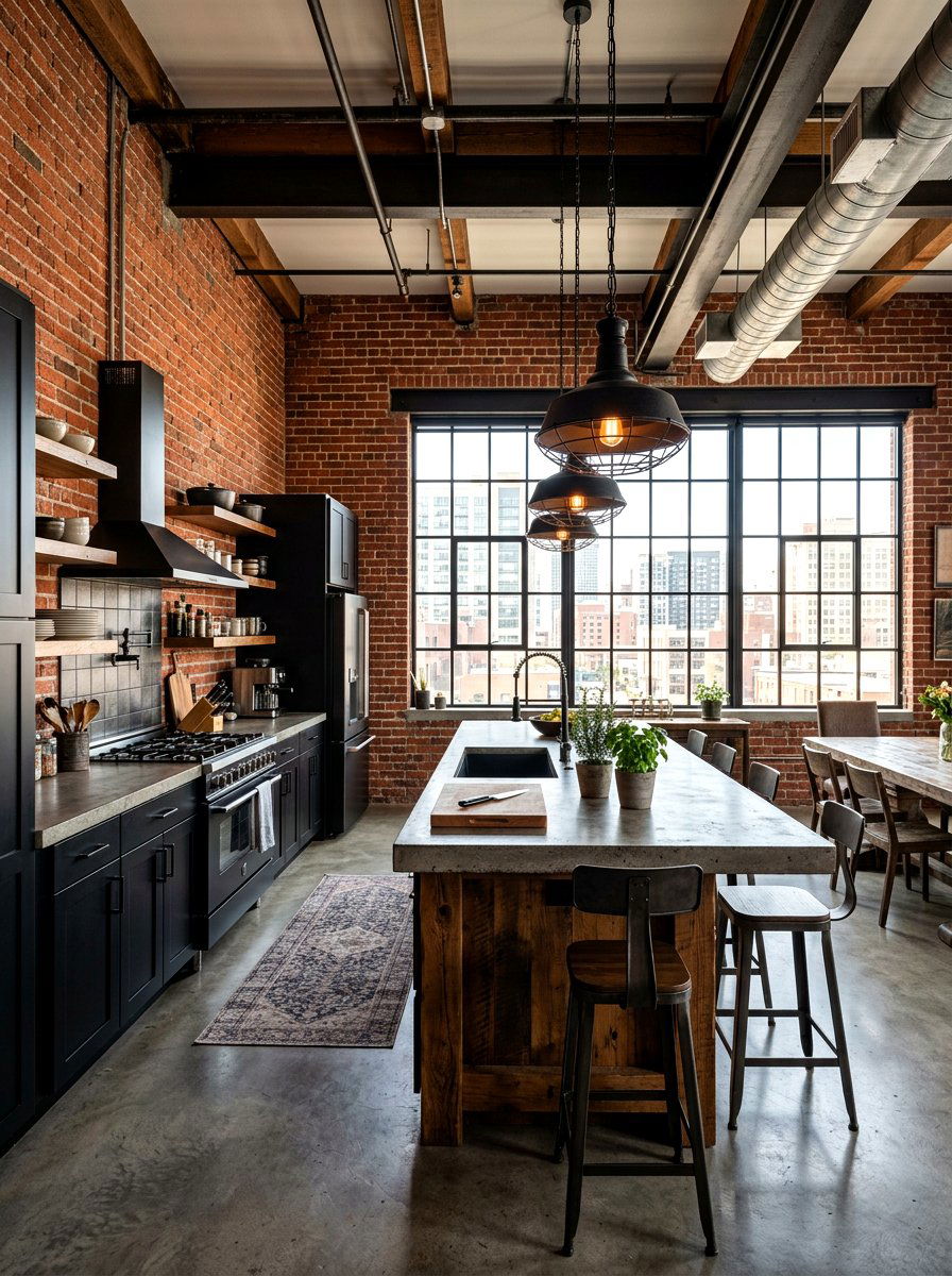 Industrial Style Kitchen - 30 timeless kitchen ideas