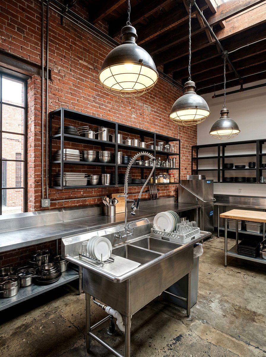 Industrial Style Scullery - 30 scullery aesthetic ideas