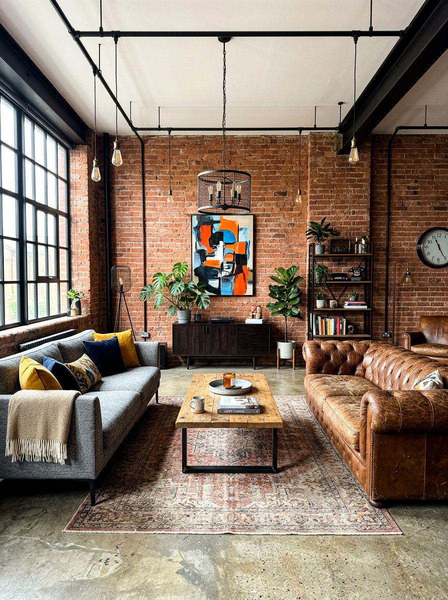Industrial Style Sofa Mix - 30 living room sofa pair ideas