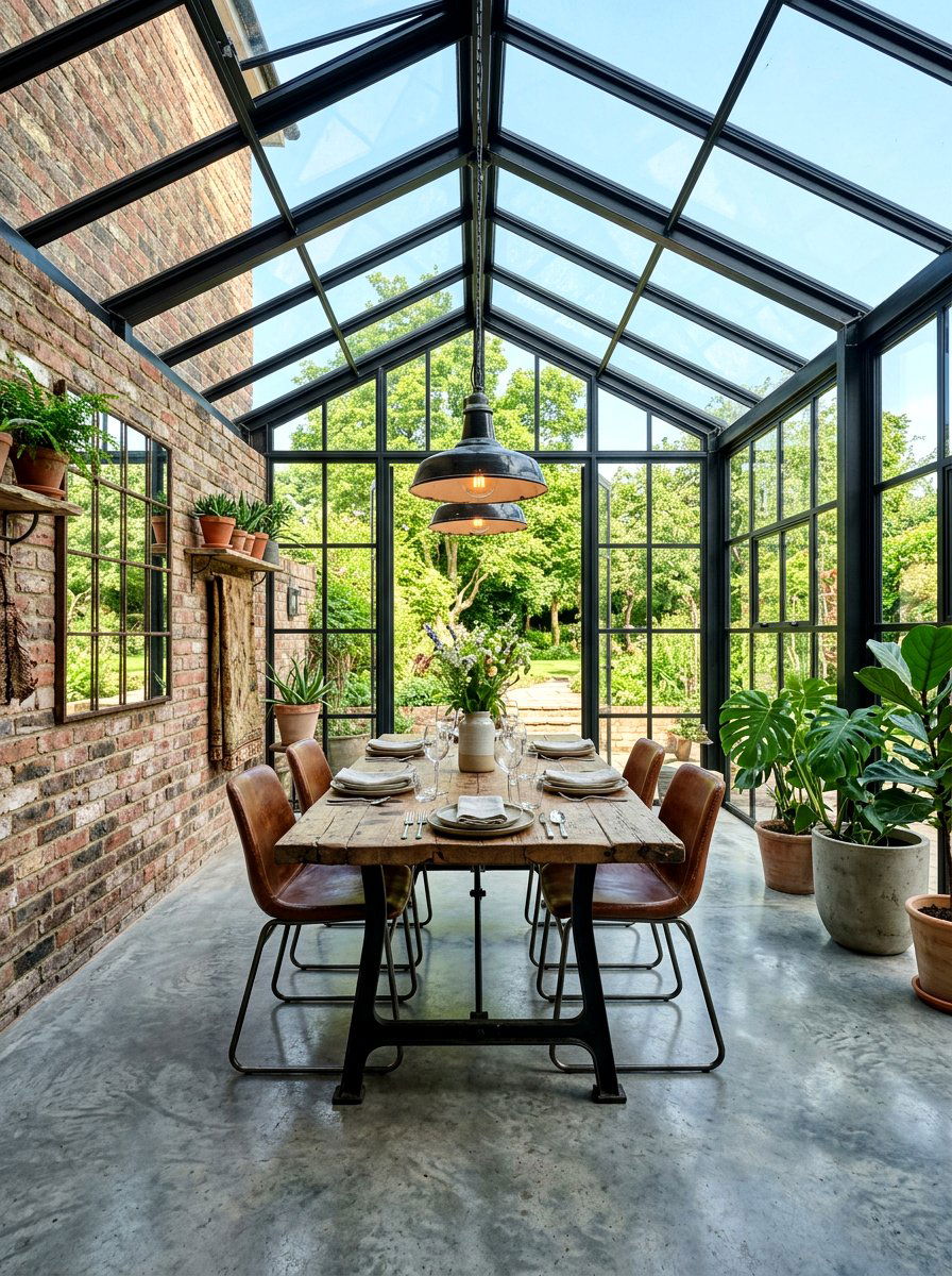 Industrial Sunroom - 30 sunroom ideas