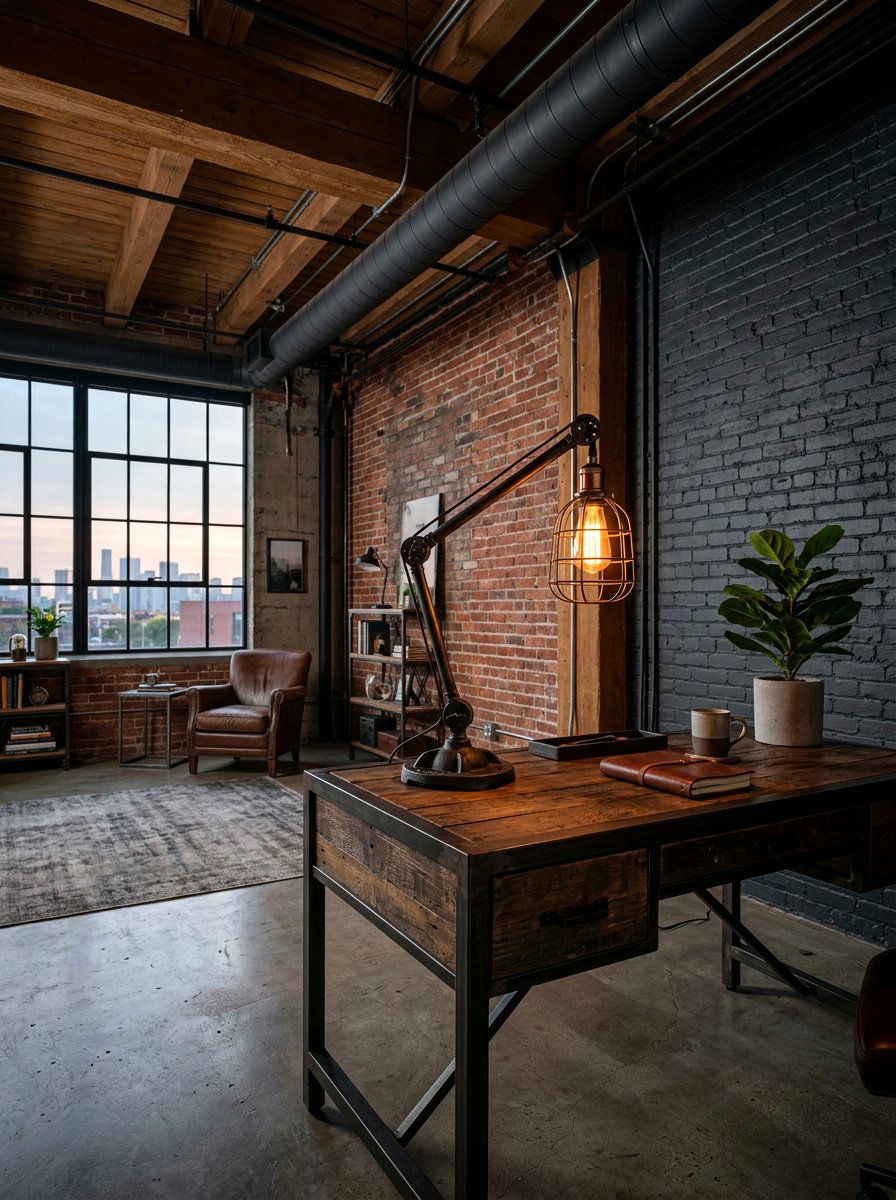 Industrial Table Lamp - 30 soft lamp lighting ideas