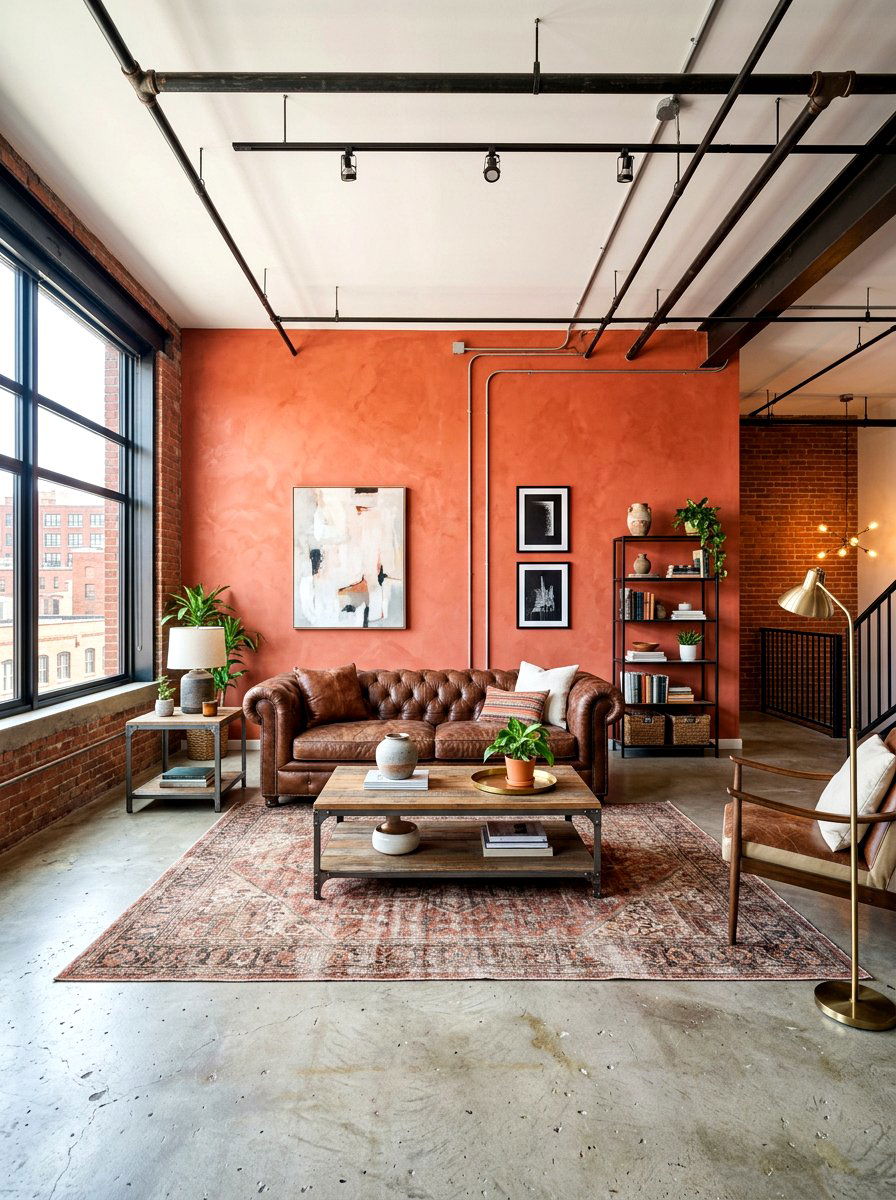 30 Terracotta Washed Living Room Ideas for Warm, Modern Style