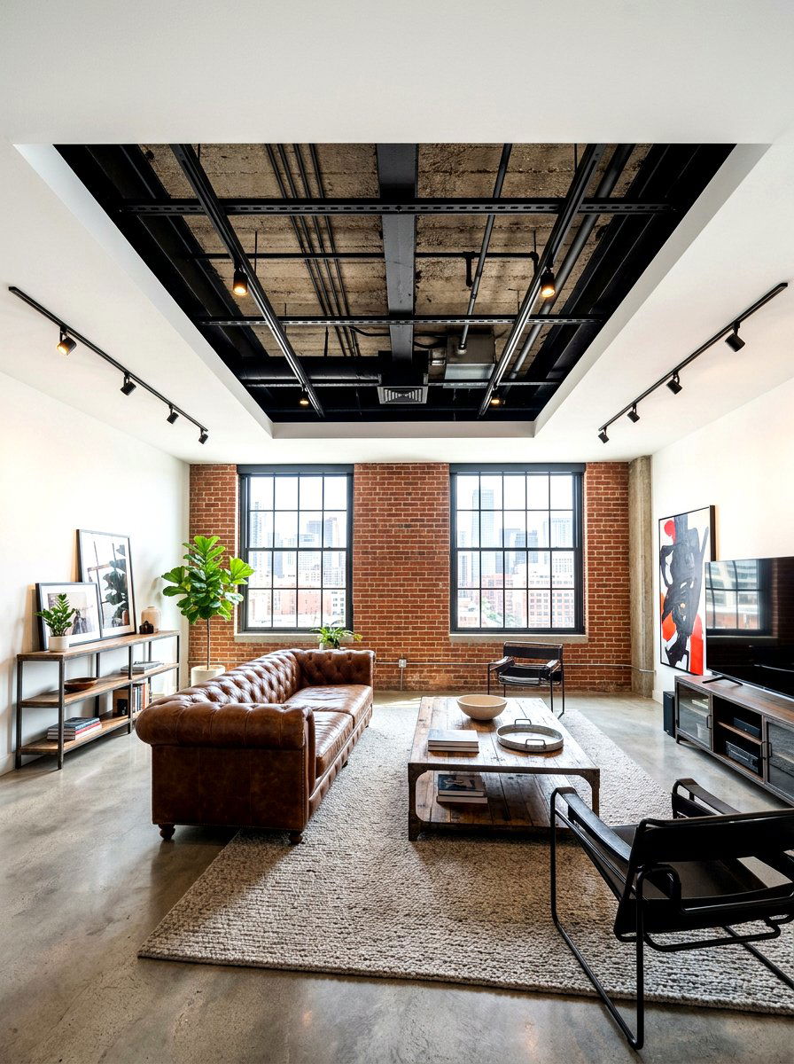 Industrial Tray Ceiling - 30 tray ceiling ideas