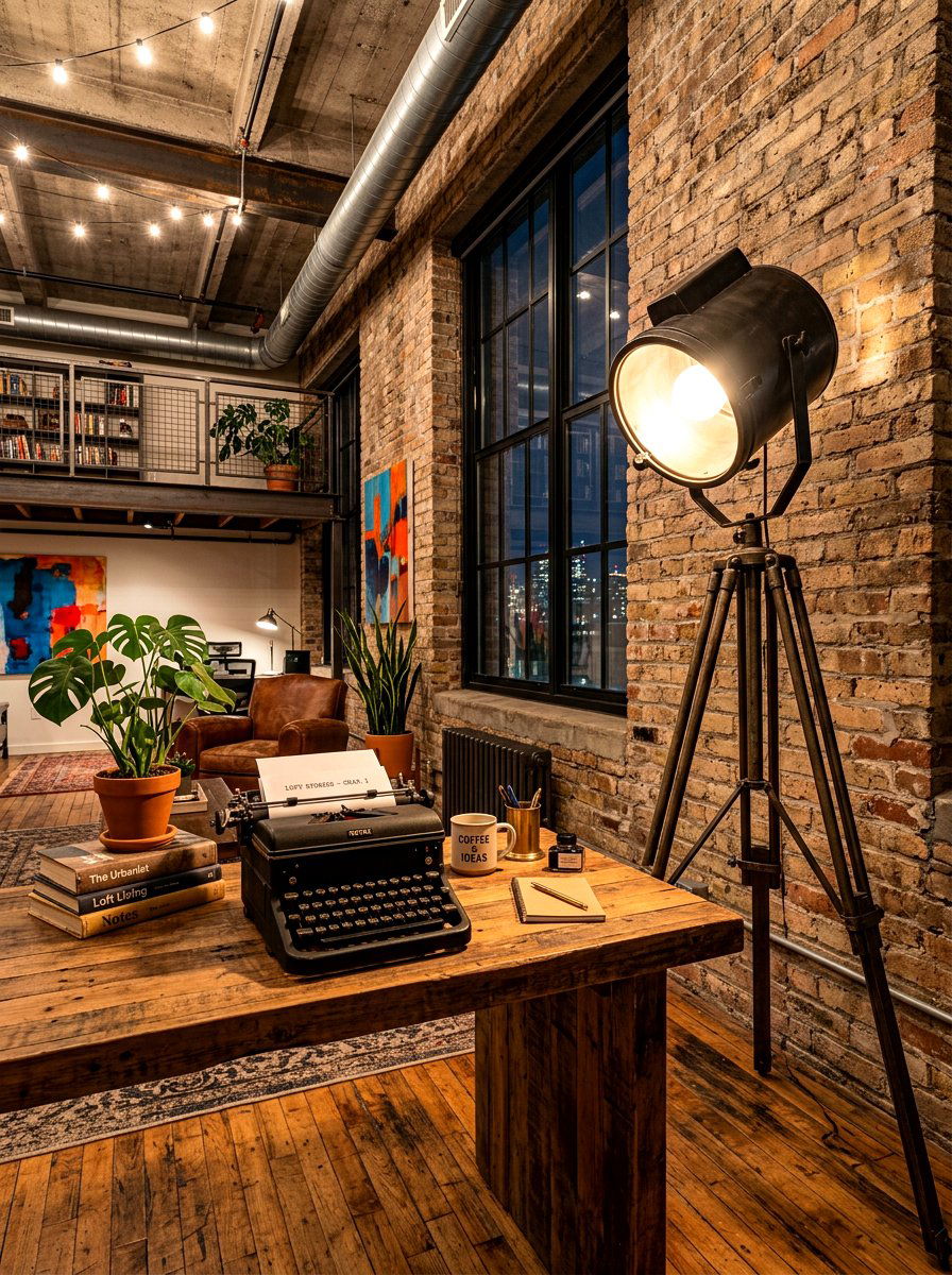 Industrial Tripod Floor Lamp - 30 lamp only room ideas