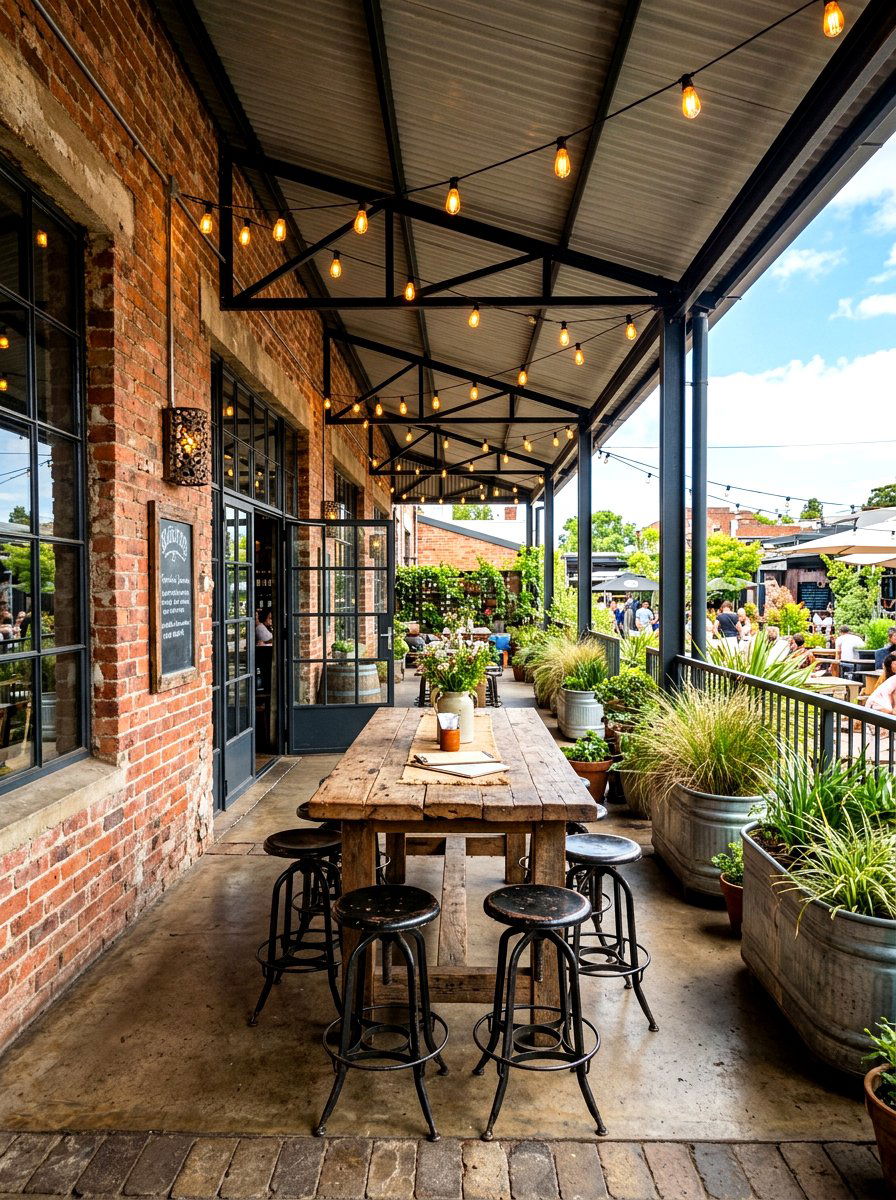 Industrial Veranda - 30 veranda decorating ideas