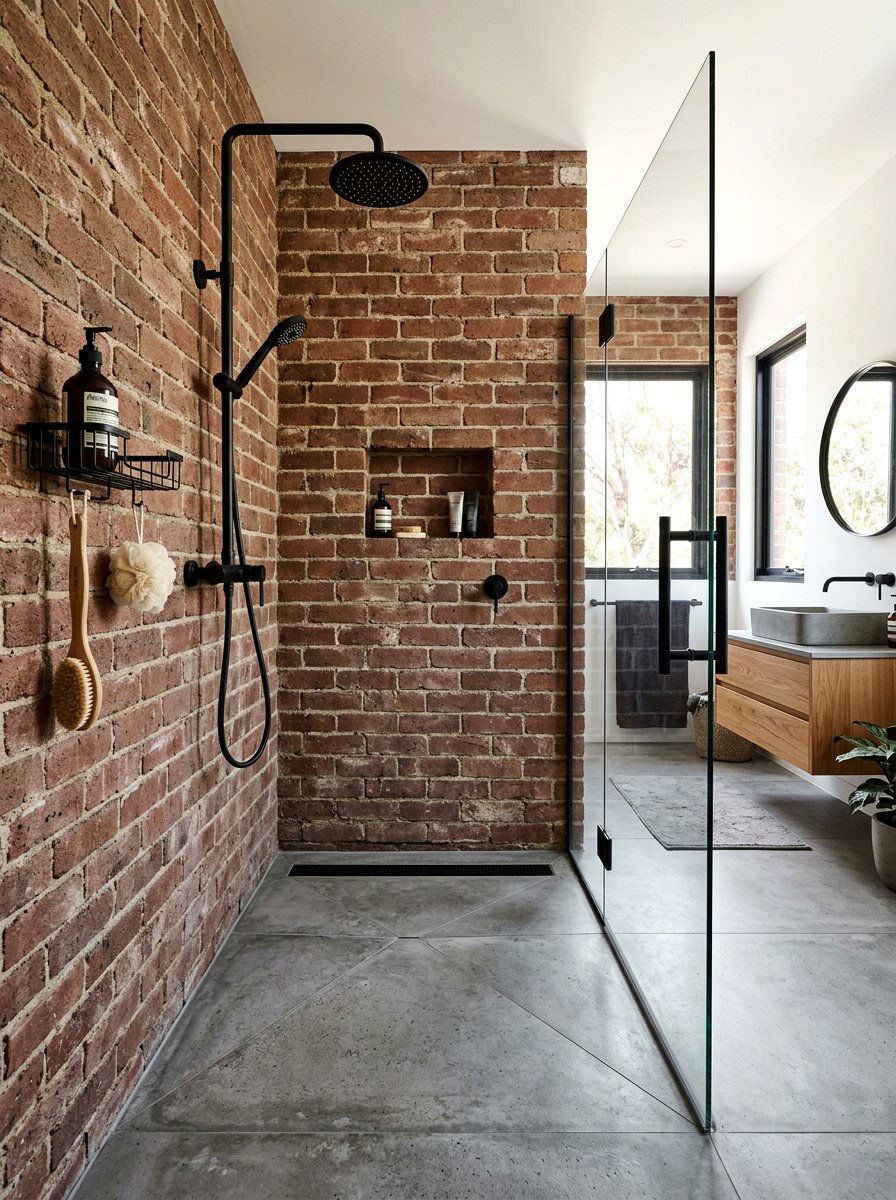 Industrial Walk In Shower - 30 curbless shower ideas