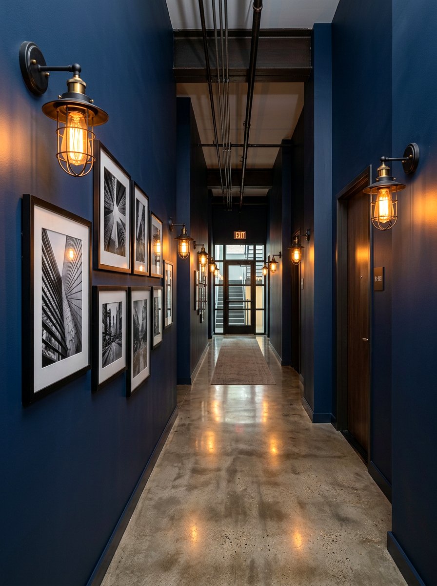 Industrial Wall Sconce - 30 dark basement lighting ideas