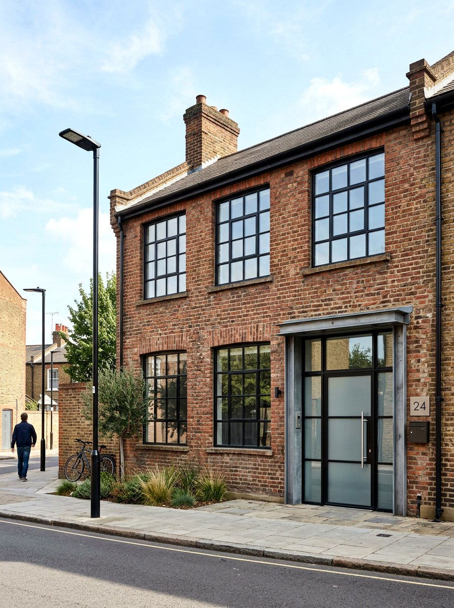 Industrial brick house exterior - 30 two story house exterior ideas