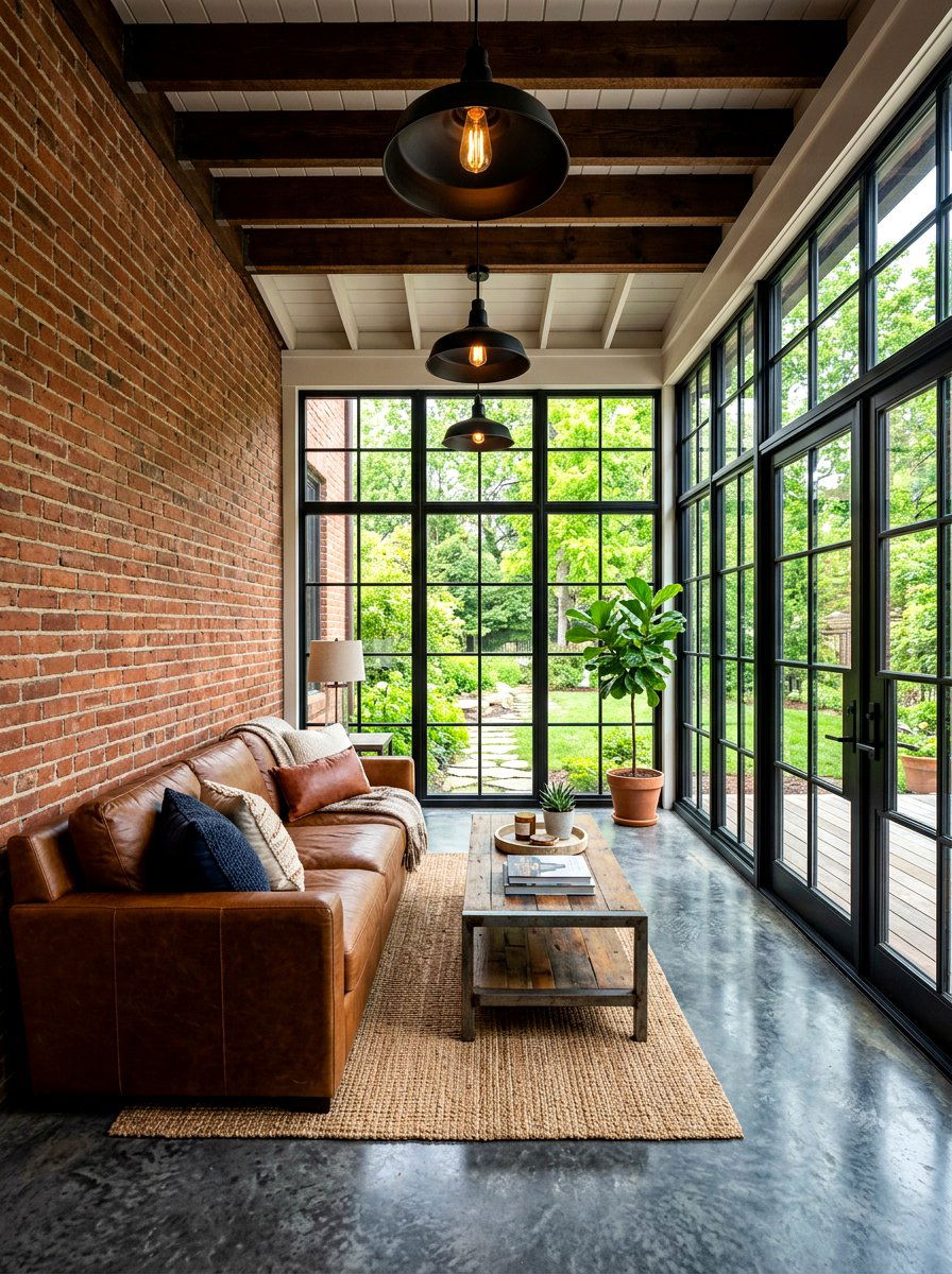 Industrial enclosed porch - 30 enclosed porch ideas