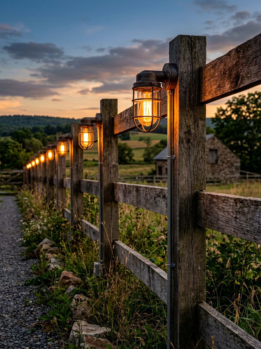 30 Fence Lighting Ideas for Nighttime Ambiance and Safety