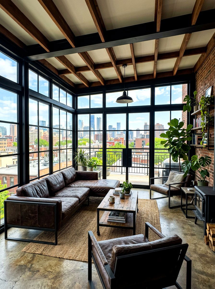 Industrial four season room - 30 four season room ideas