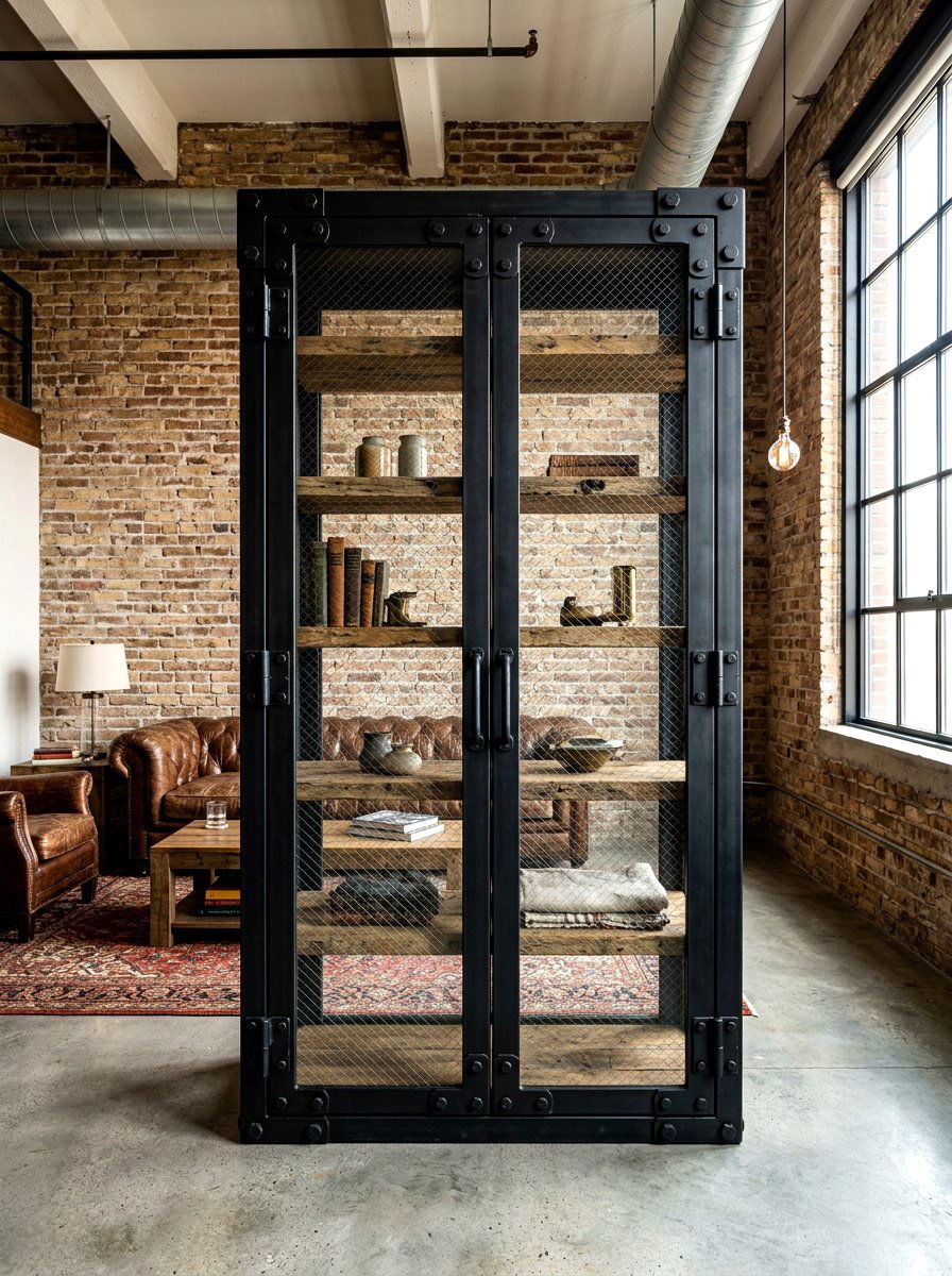 Industrial glass closet - 30 glass front closet ideas