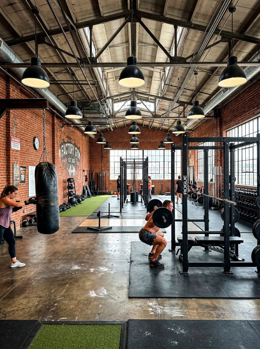 Industrial gym - 30 home gym ideas