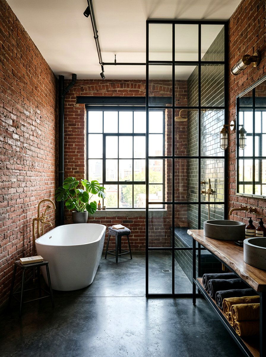 Industrial luxury bathroom - 30 luxury hotel bath ideas