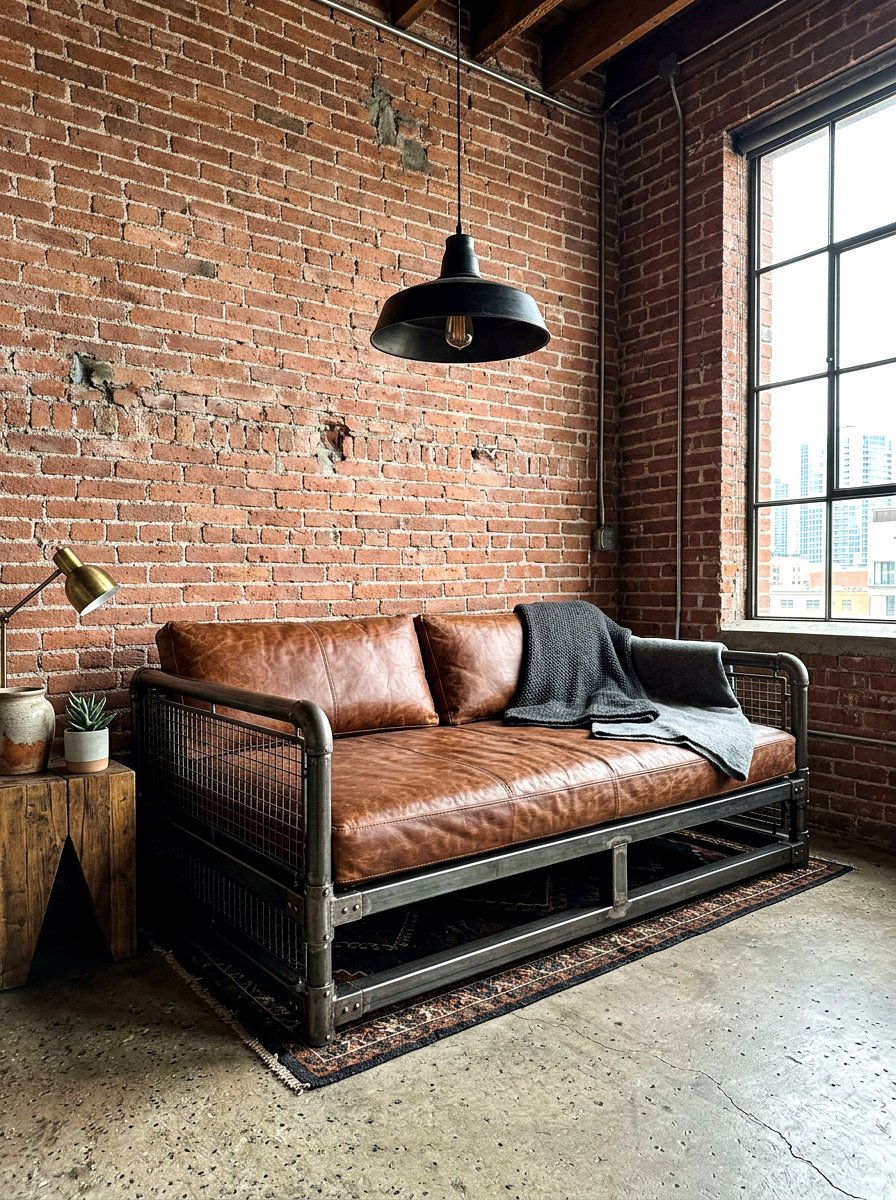 Industrial metal daybed - 30 daybed room ideas