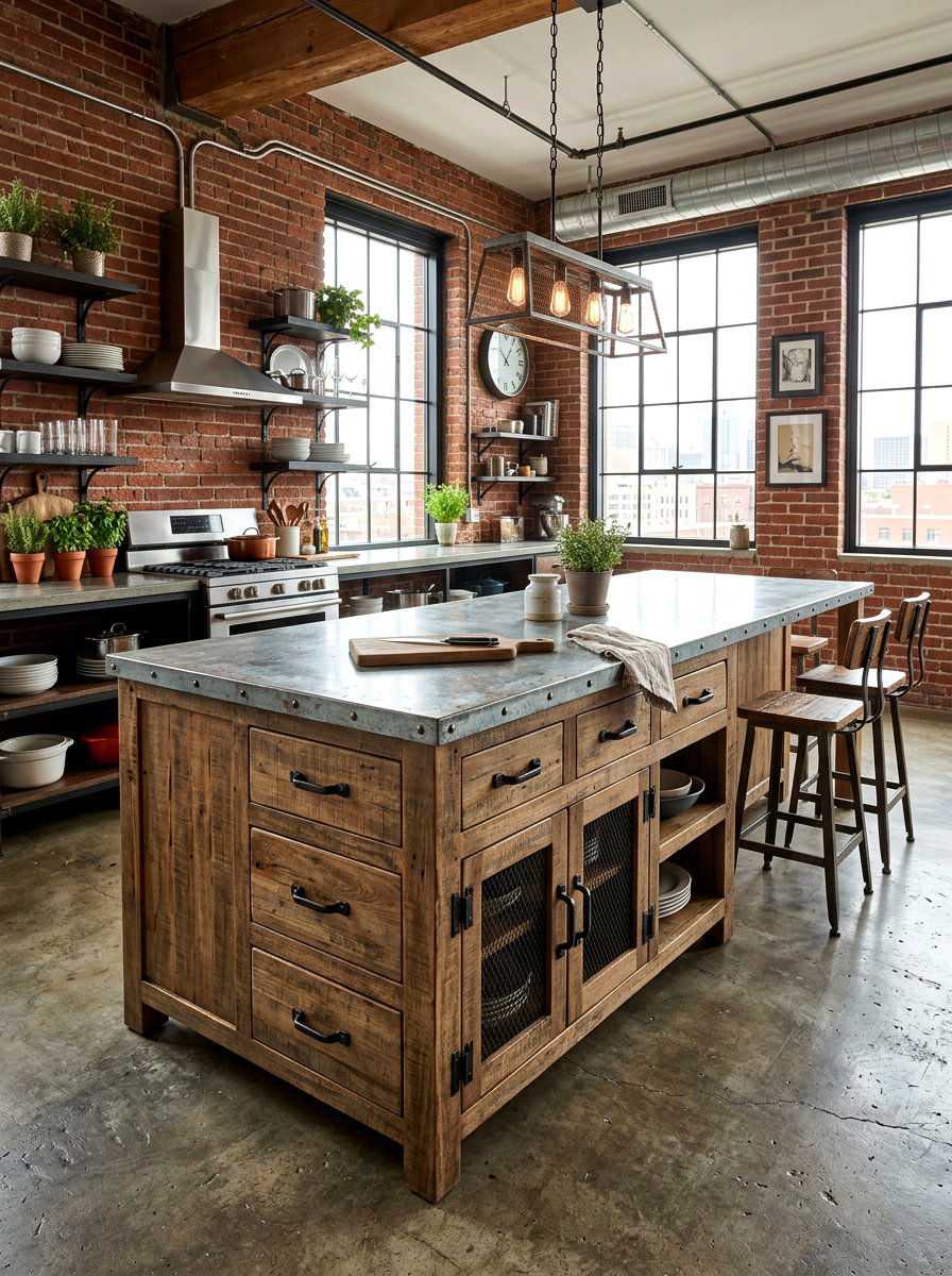 Industrial style dresser kitchen island - 30 dresser as kitchen island ideas