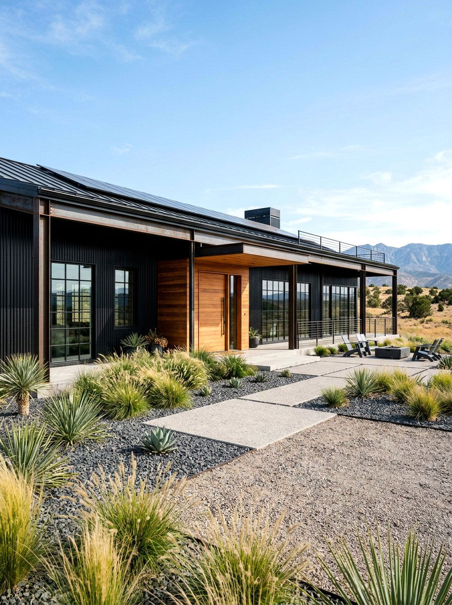 Industrial style ranch exterior - 30 ranch house exterior ideas