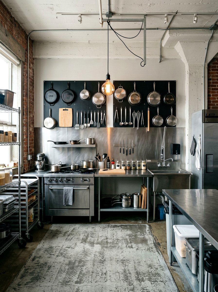Industrial style rental kitchen - 30 rental kitchen glow up ideas