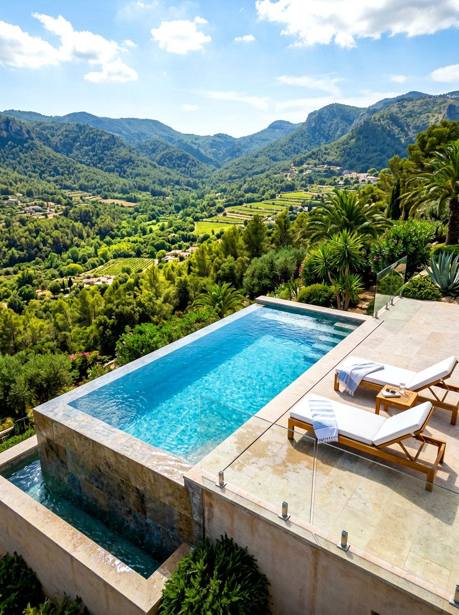 Infinity Edge Plunge Pool - 30 plunge pool patio ideas