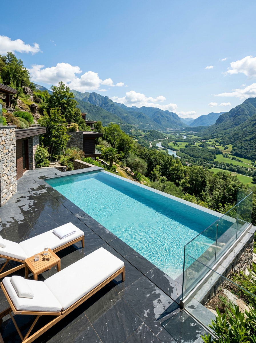 Infinity Plunge Pool - 30 plunge pool ideas