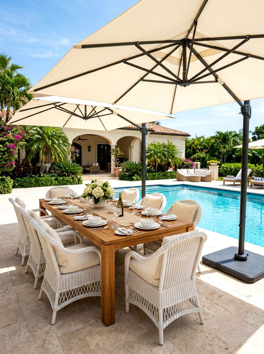 Infinity pool tanning ledge - 30 resort style backyard lounge ideas
