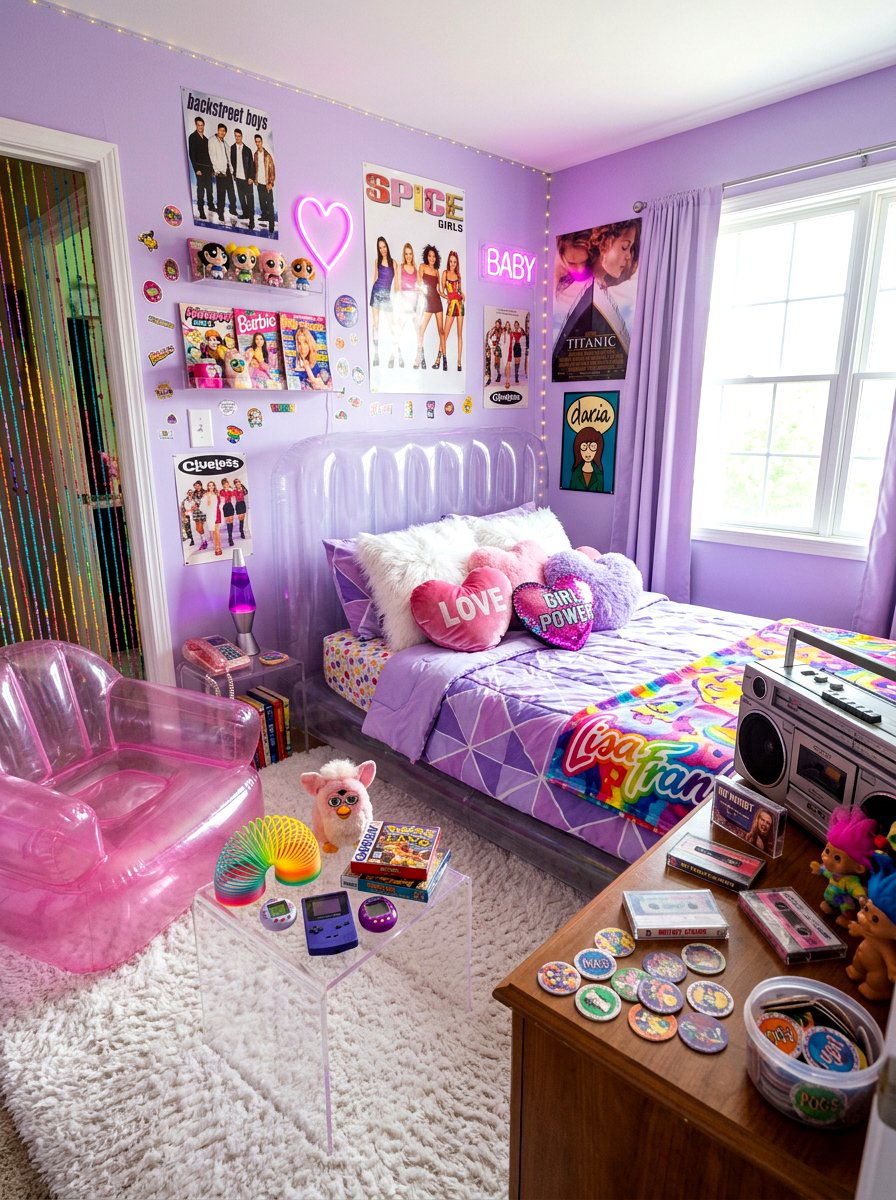 Inflatable Furniture Nostalgia Core Bedroom - 30 nostalgia core bedroom ideas