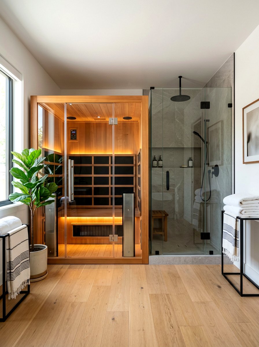 Infrared Sauna - 30 wellness room ideas