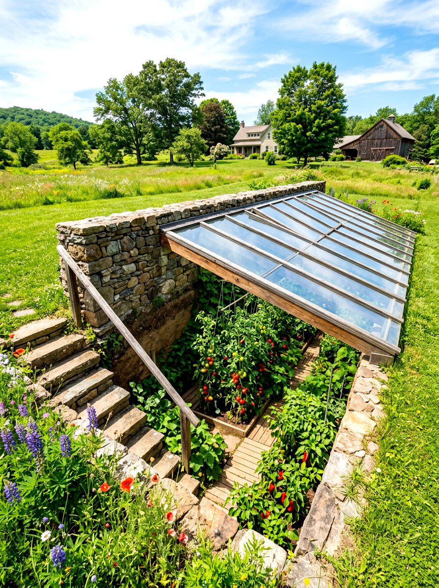 Inground walipini greenhouse - 30 backyard greenhouse ideas