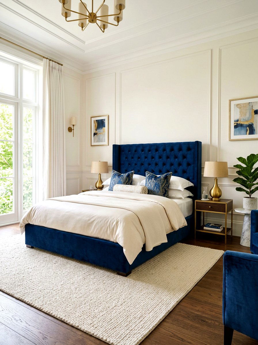 30 Inky Blue Bedroom Ideas To Transform Your Space With Style