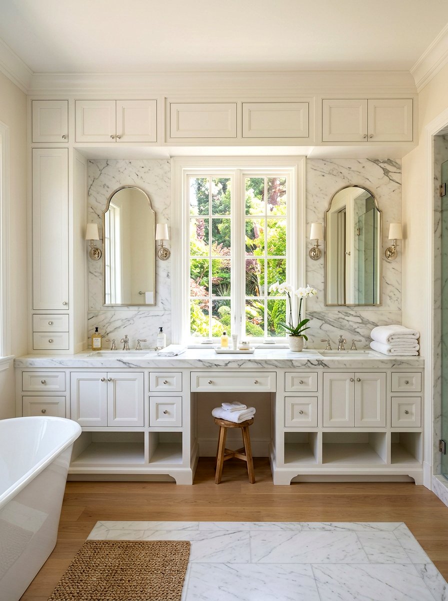 Inset Cabinetry Bathroom - 30 Hamptons bathroom ideas
