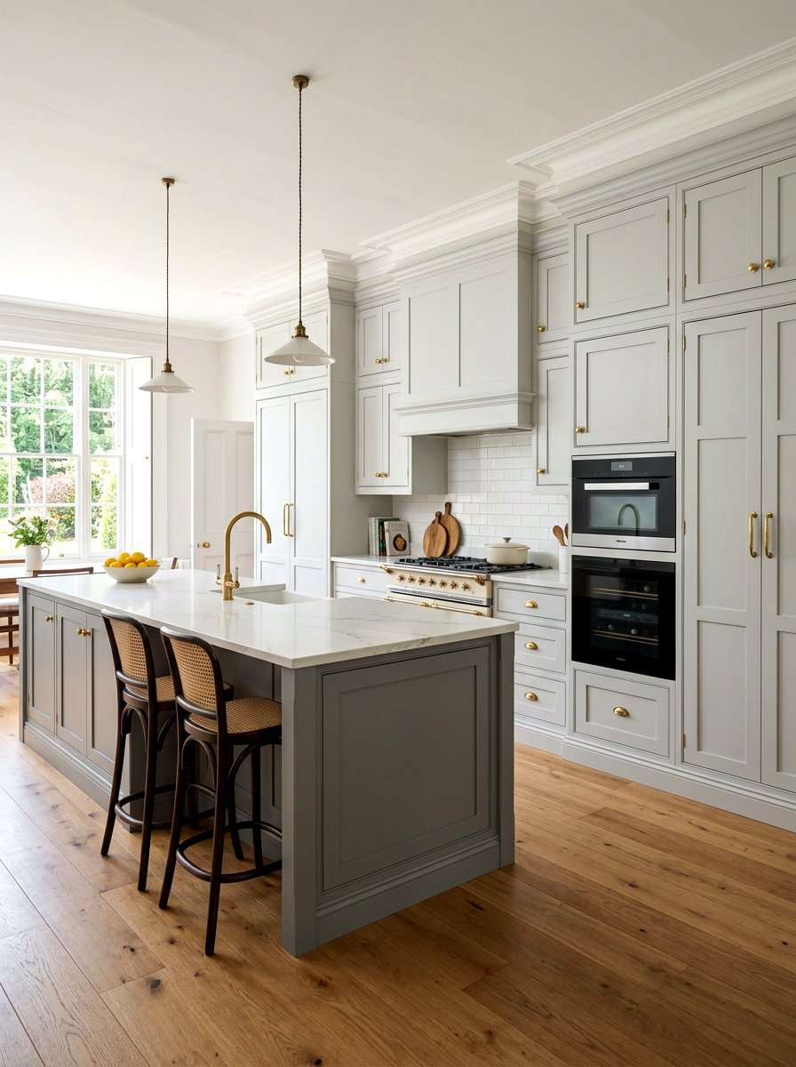 Inset Tall Kitchen Cupboards - 30 floor to ceiling kitchen cabinets ideas