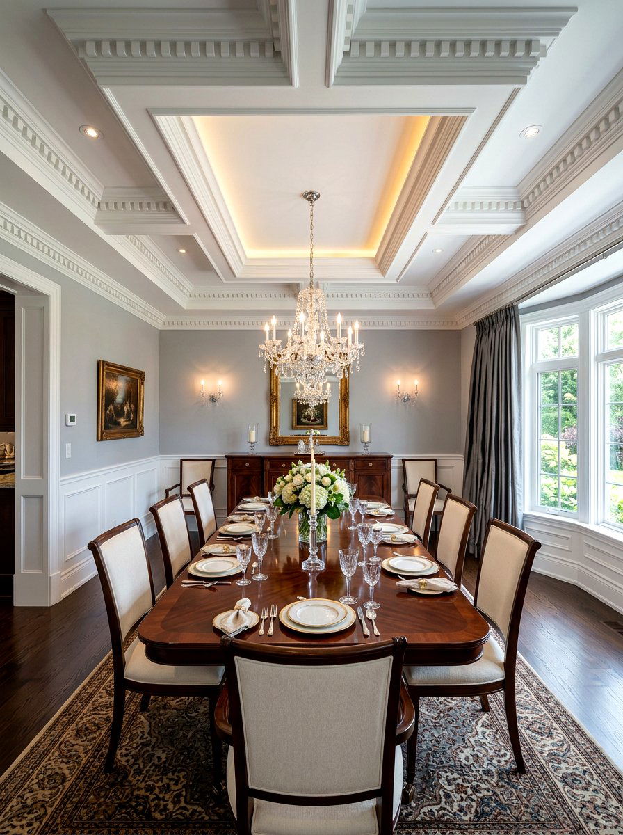 Inset Tray Crown Molding - 30 crown molding ideas