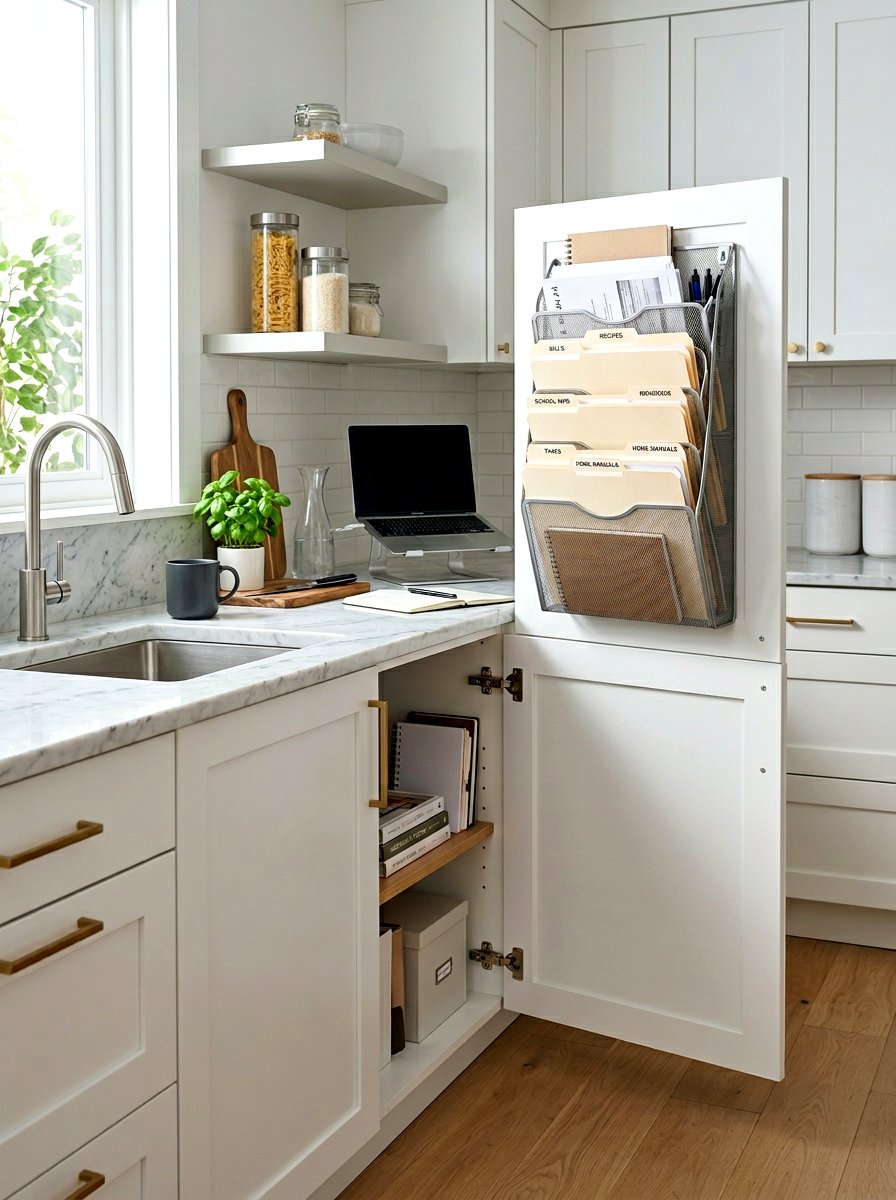 Inside Cabinet Door File - 30 paper file wall ideas