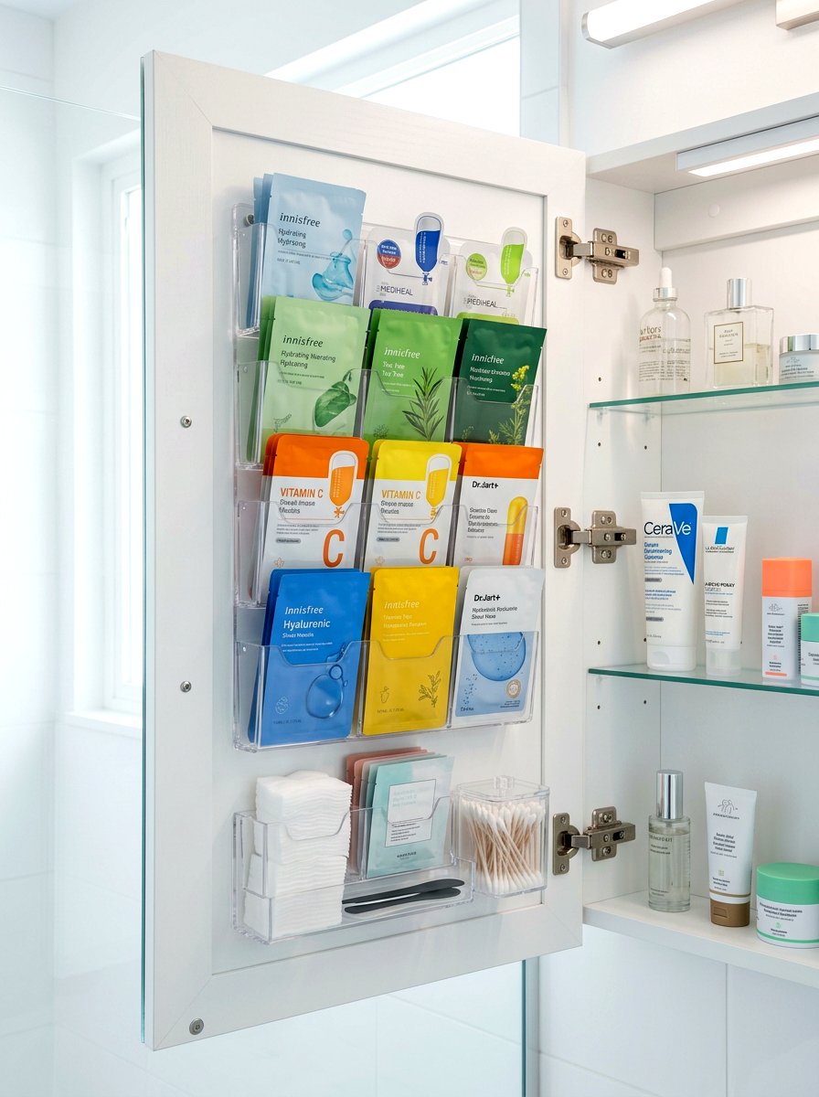Inside Door Pocket Organizer - 30 medicine cabinet organization ideas