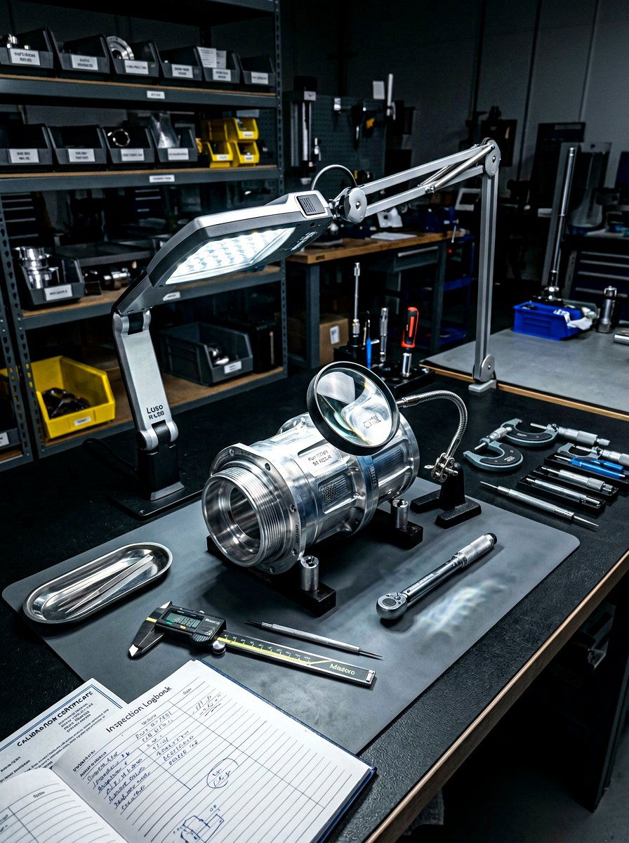 Inspection Work Lighting - 30 workshop lighting ideas
