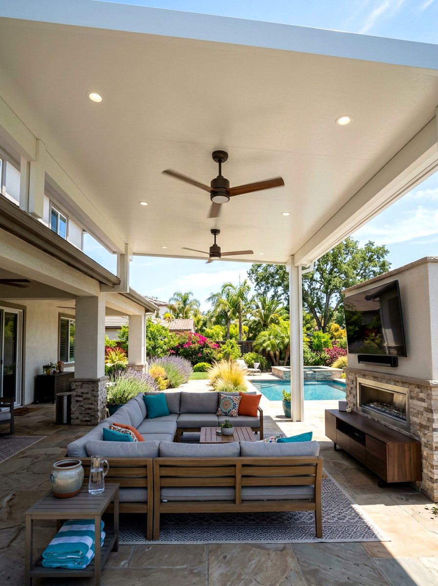 Insulated Patio Cover - 30 attached patio cover ideas