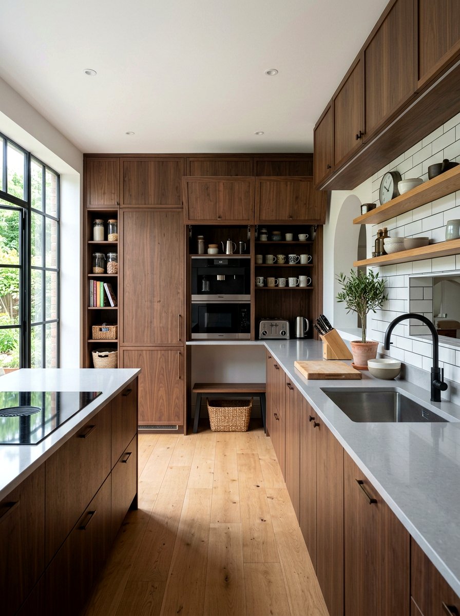Integrated Appliance Scullery Garage - 30 walk in scullery ideas
