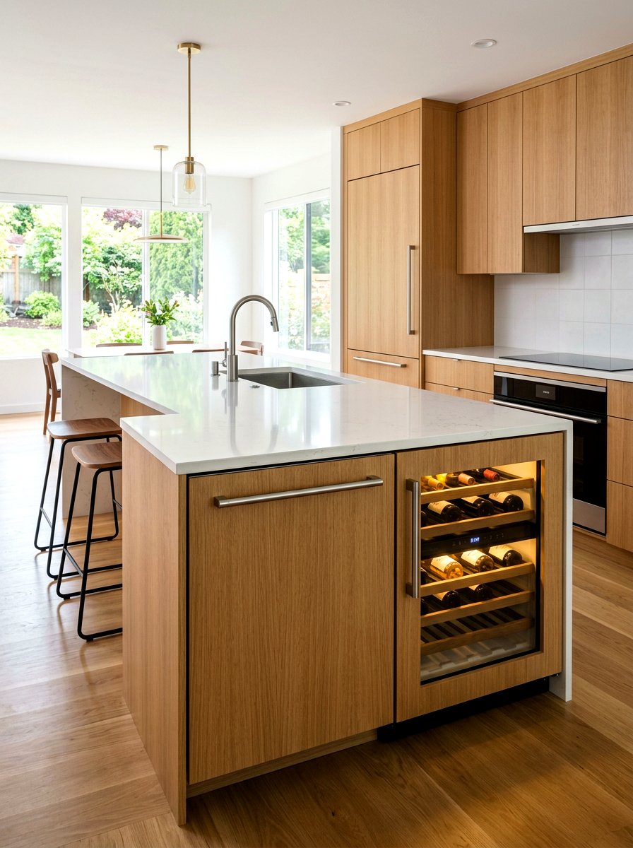 Integrated Appliances Kitchen Peninsula - 30 kitchen peninsula ideas