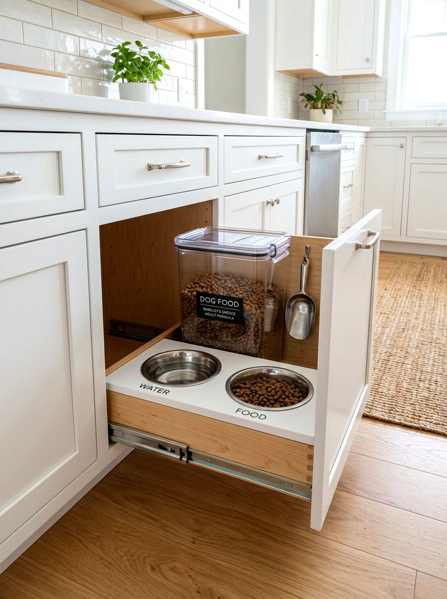 30 Dog Bowl Drawer Ideas to Keep Meals Tidy and Accessible