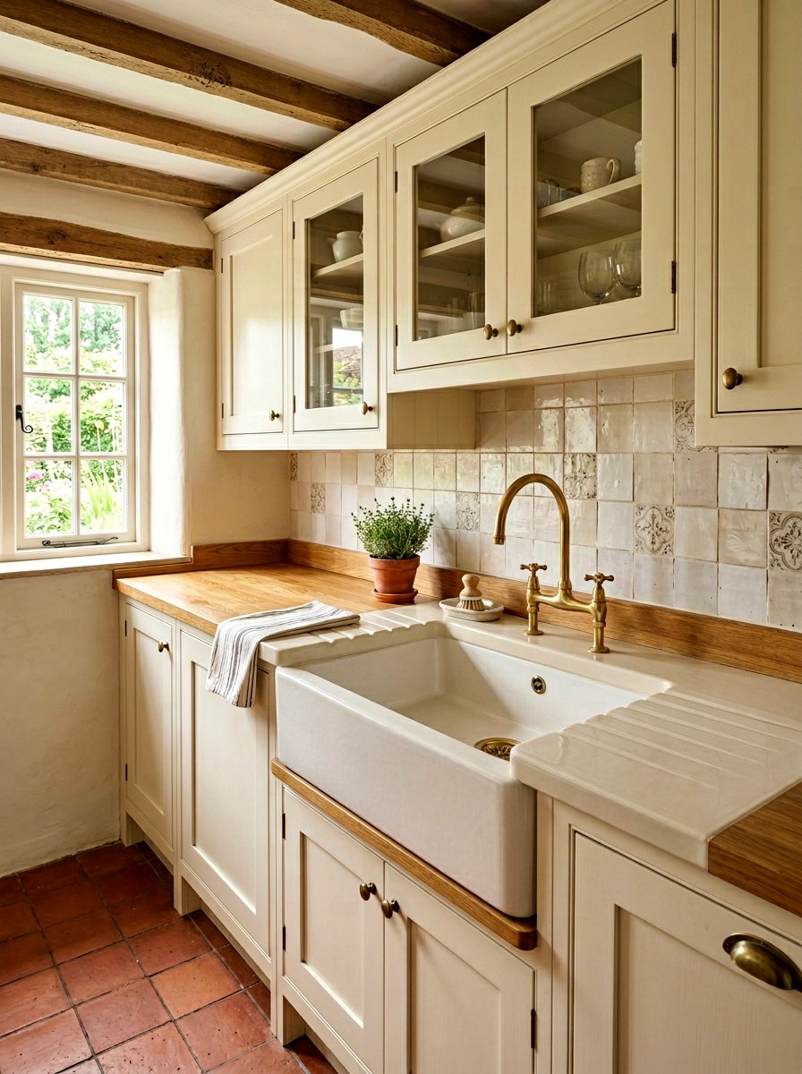 Integrated Drainboard Sink - 30 apron sink kitchen ideas