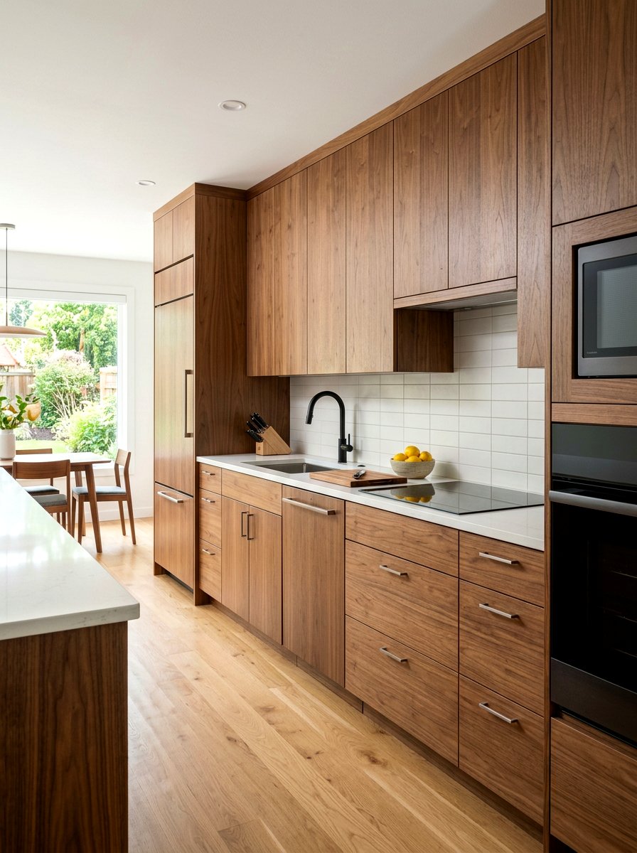 Integrated Kitchen Appliances - 30 no upper cabinet kitchen ideas