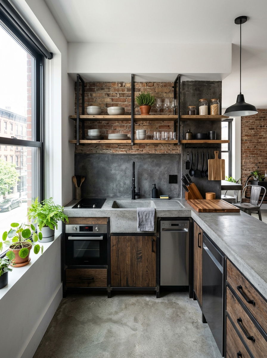 Integrated Sink Small Kitchen - 30 small kitchen ideas