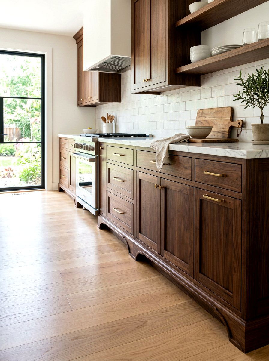 Integrated Toe Kick Furniture Detail - 30 furniture style kitchen ideas