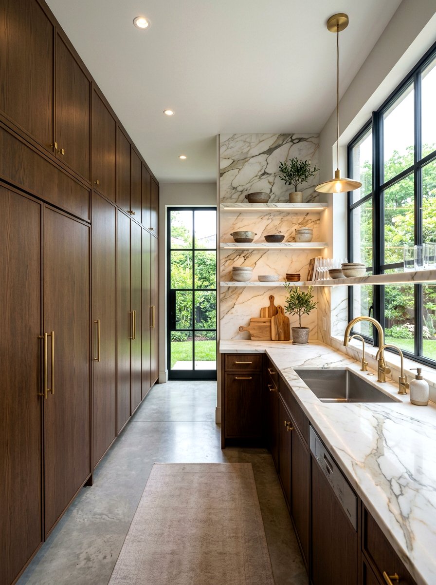 Integrated appliance scullery - 30 hidden prep kitchen ideas