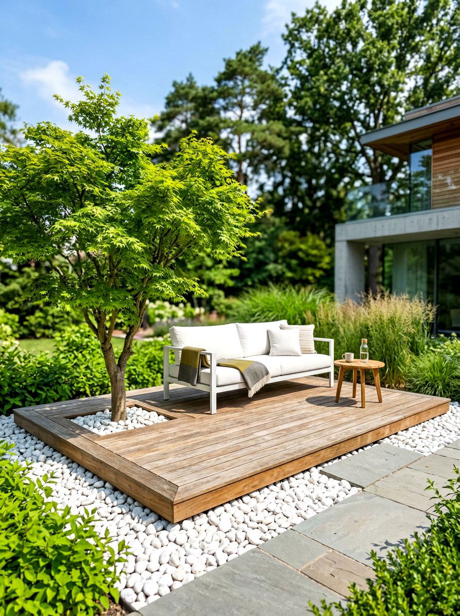 Integrated hot tub spa - 30 resort poolside patio ideas