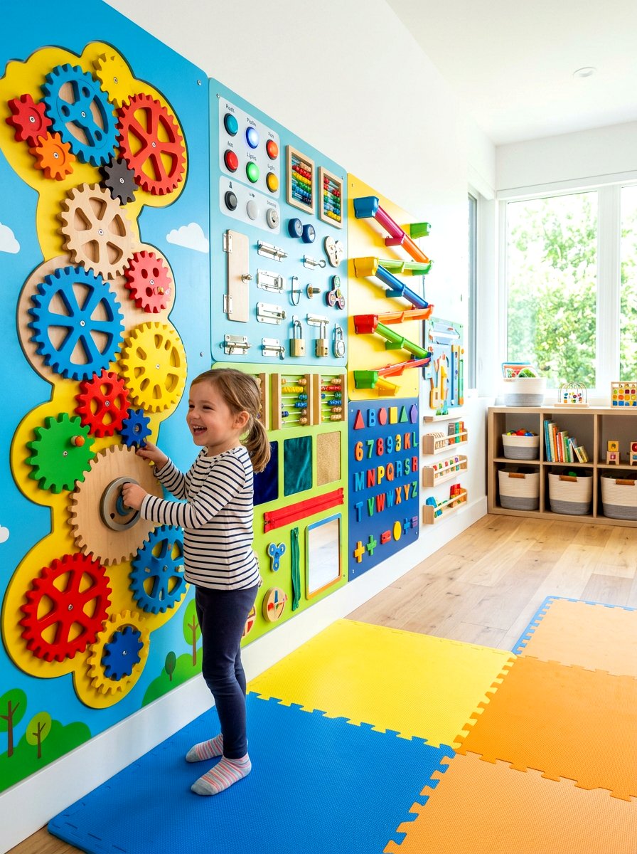 Interactive Wall Playroom - 30 small playroom ideas