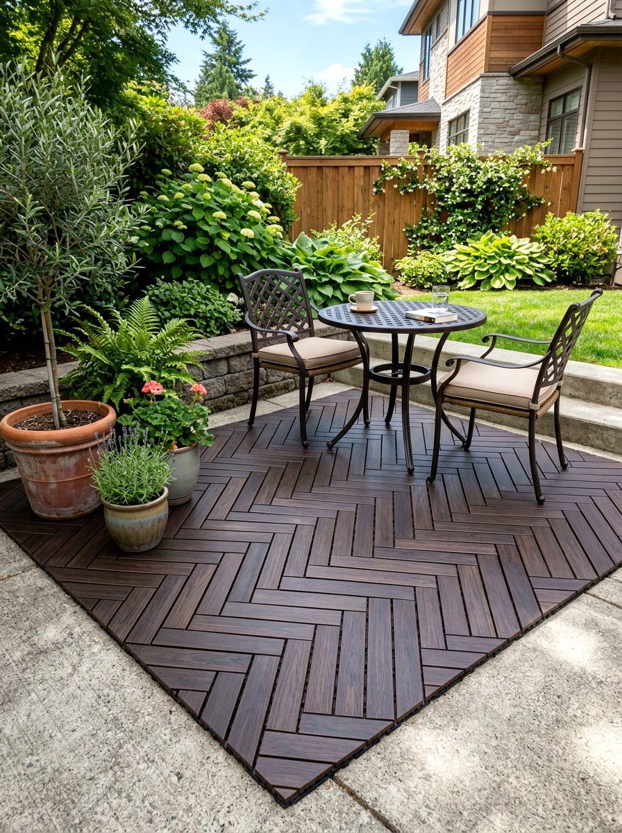 Interlocking Deck Tiles - 30 deck makeover ideas