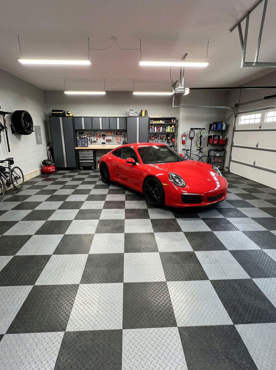 Interlocking Garage Floor Tiles - 30 garage makeover ideas