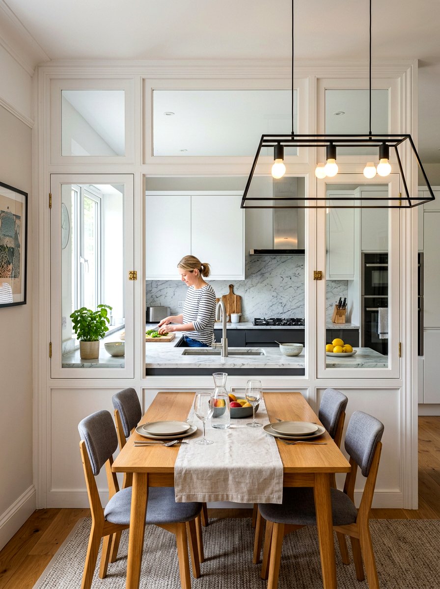 Internal window frames - 30 broken floor plan apartment ideas